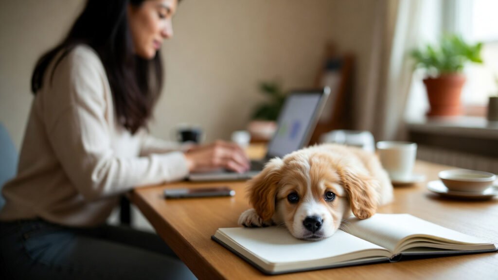 How to Work from Home with a Puppy