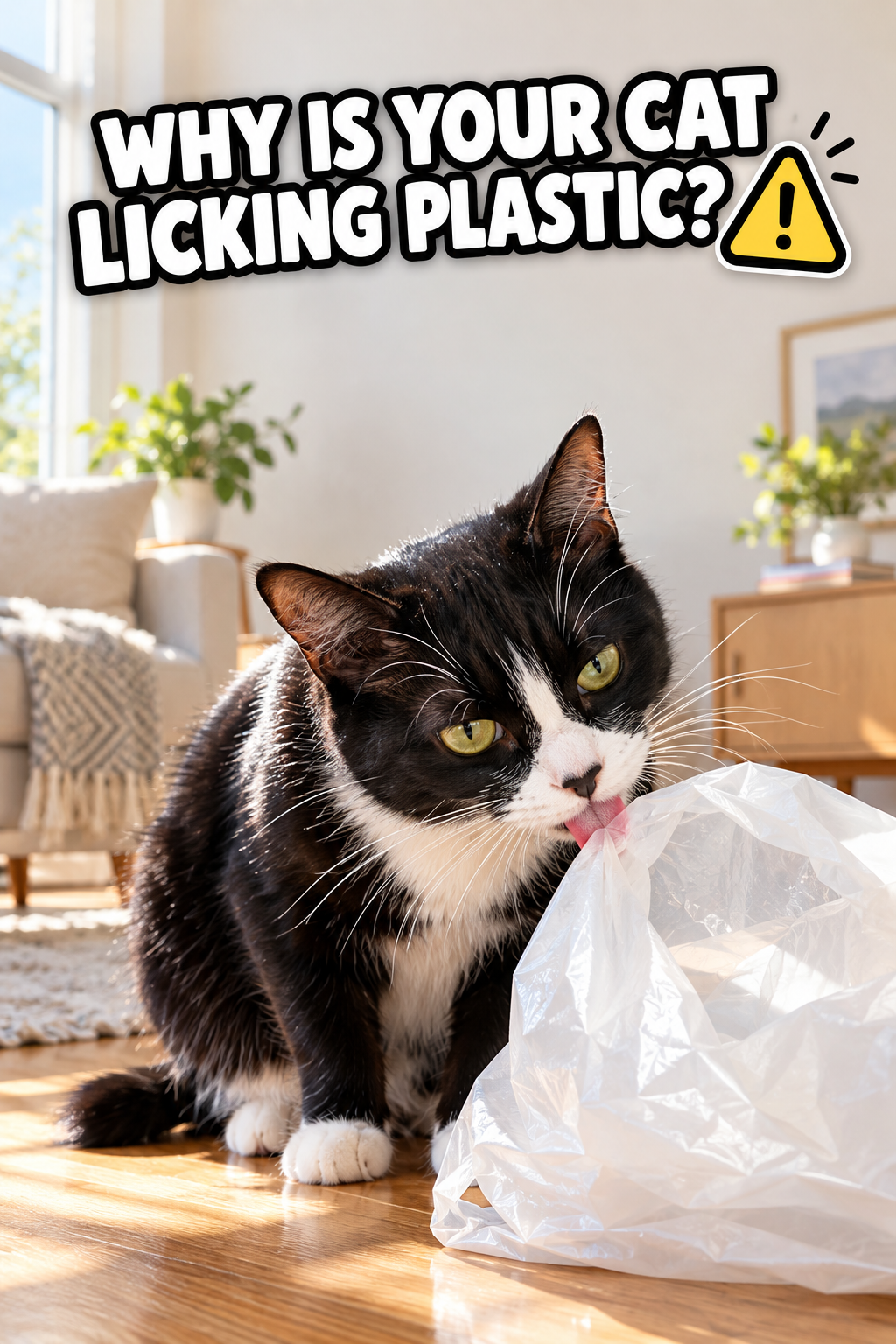 Why Does My Cat Lick Plastic Bags Obsessively?