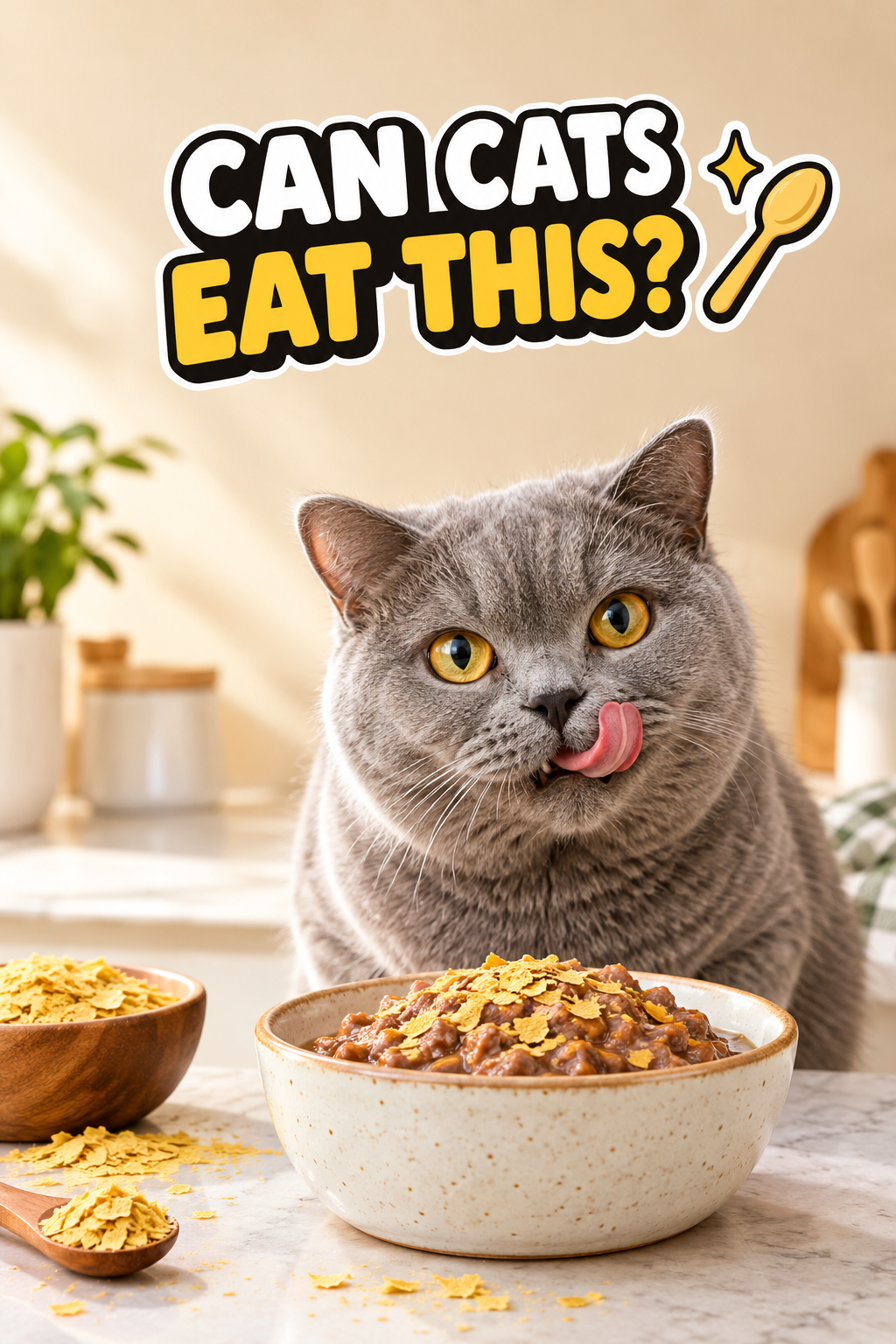 can cats eat nutritional yeast flakes as a food topper